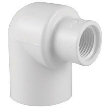 PINPOINT Charlotte Pipe & Foundry PVC023012400 Pipe Reducing Elbow 0.5x 0.75 in. PI612364